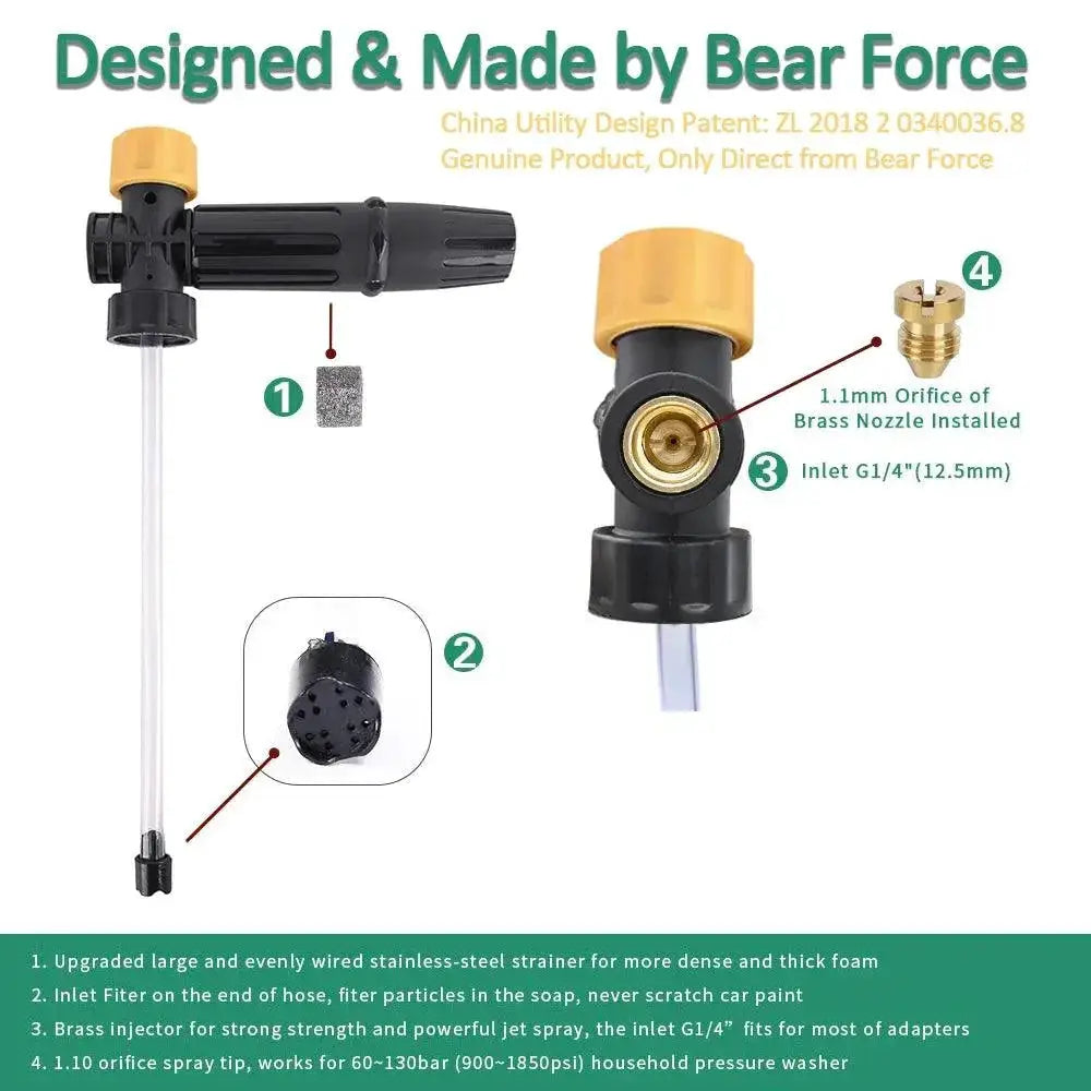 Car Foam Cannon For High Pressure Washers Thick Snow Foam