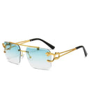 UV400 Rimless Sunglasses All Day Wear