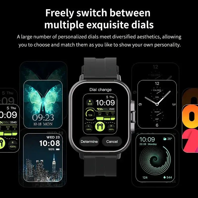 Smartwatch Health Monitor Earbuds