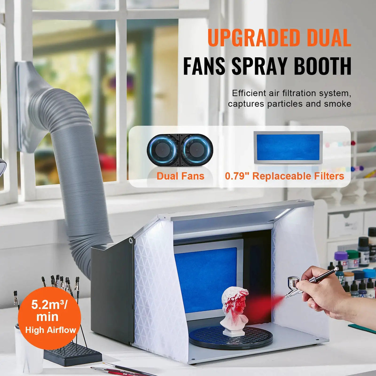 Portable Hobby Airbrush Spray Booth — product image 2