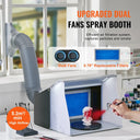 Airbrush Spray Booth Dual Fan LED
