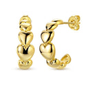 Mula Sterling Silver Golden Earrings