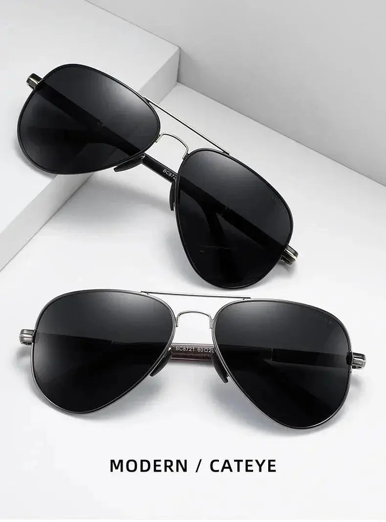 Men's Polarized Pilot Sunglasses for Driving Fishing Hiking