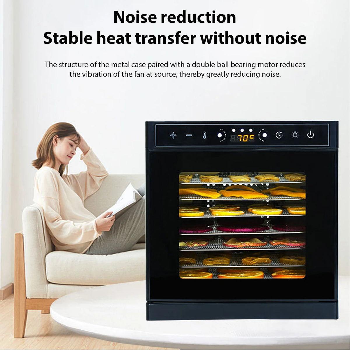 LED Food Dehydrator Stainless