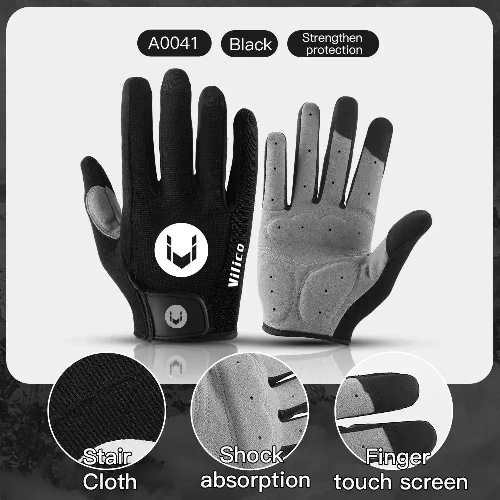 Breathable Non Slip Cycling Gloves For MTB And Road Bikes