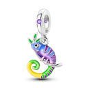 Sterling Silver Fire Dragon T-rex