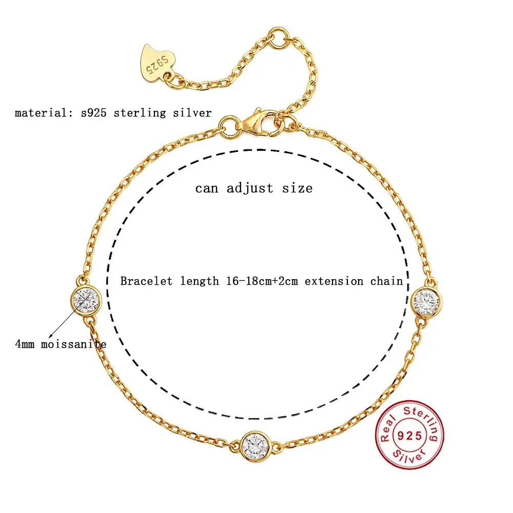Moissanite Jewelry in Sterling Silver B025 — product view 6