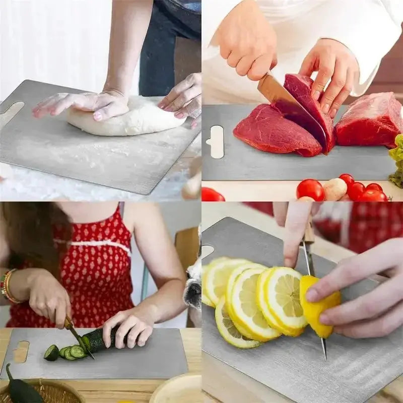 Titanium Cutting Boards Double Sided Mat For Kitchen