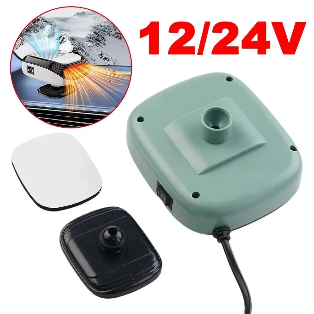 Car Winter Fast Heating 120W Electric Heated Fan Auto Windshield Defogging Heating Cooling Truck RV SUV Travel Camper Tools