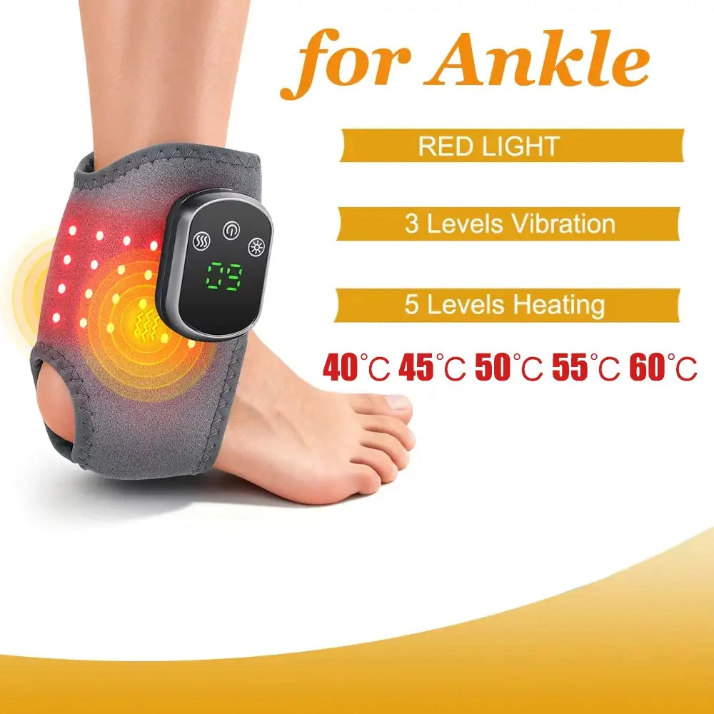 Air Compression Ankle Foot Massager Levels Heated — product view 11