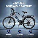 Dyu C5 1000W Electric Bike with Battery