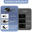 Zinc Knurled Handle - Keyless Lock