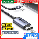 UGREEN USB C to 8K Displayport Cable Ultimate Visual Clarity