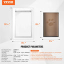 Weatherproof Metal Pet Door With Lock