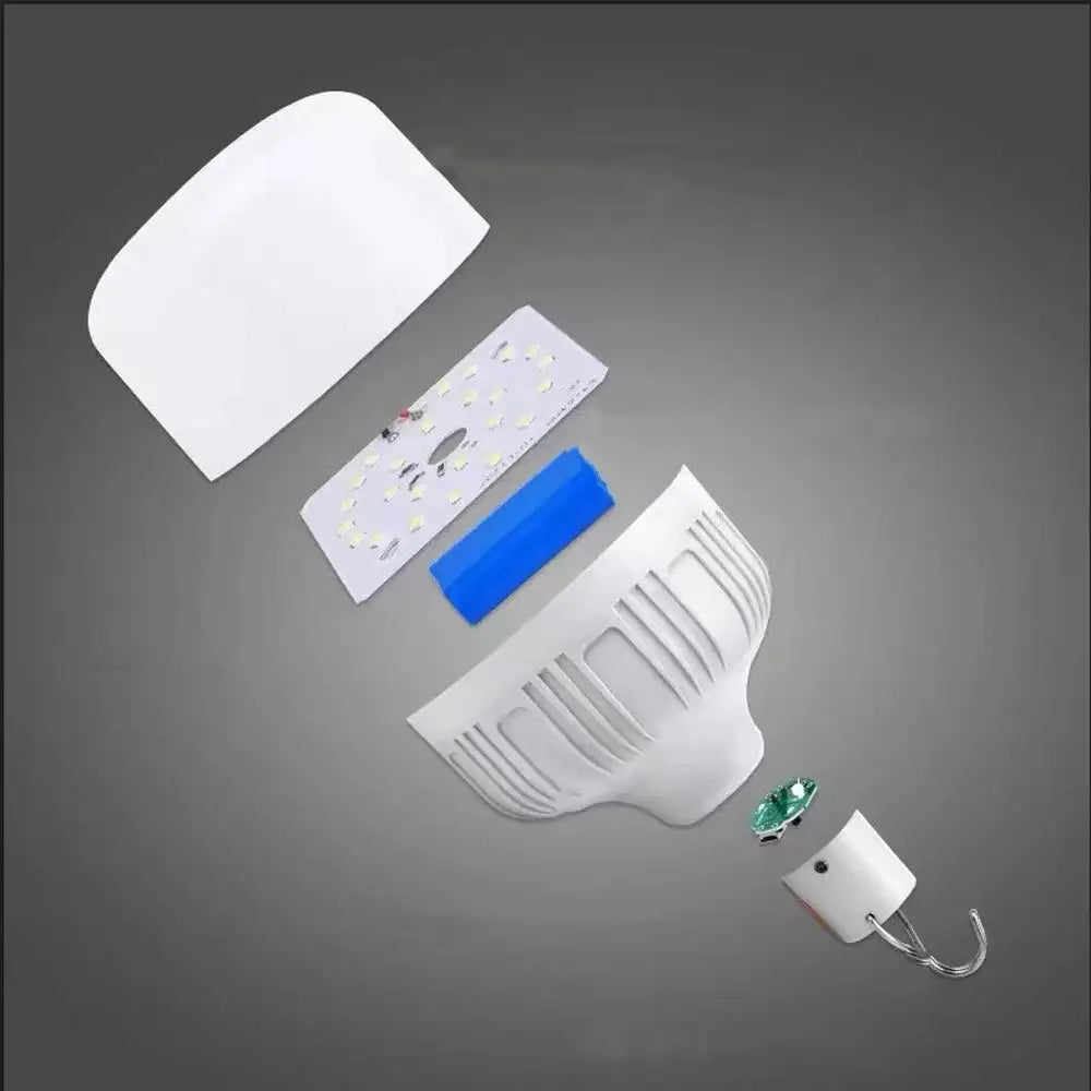 Portable Outdoor BBQ Camping Lights USB Rechargeable Lamp LED Emergency Bulb Hook High Power Tents Lantern Night Lights Bulb
