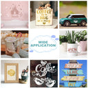 12X10ft HTVRONT Mirror Metallic Vinyl Roll for Cricut Decor