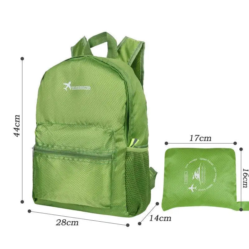 Ultralight 25L Waterproof Folding Backpack for Travel