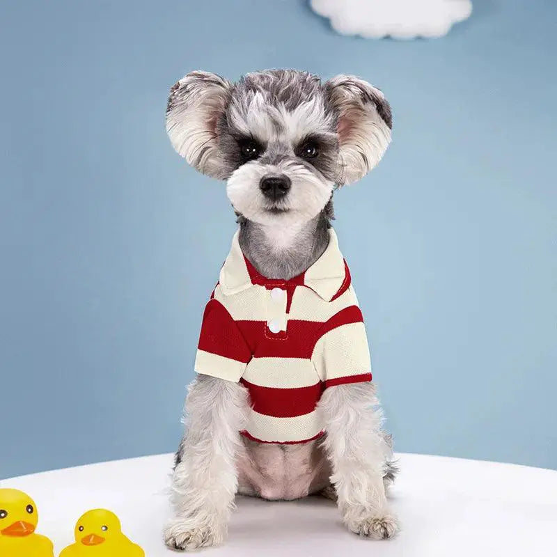 Dog Polo Shirt Stylish Summer Apparel For Dogs And Cats