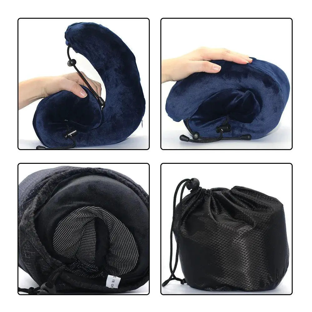 Ultimate Neck Support Travel Pillow With Orthopedic Foam