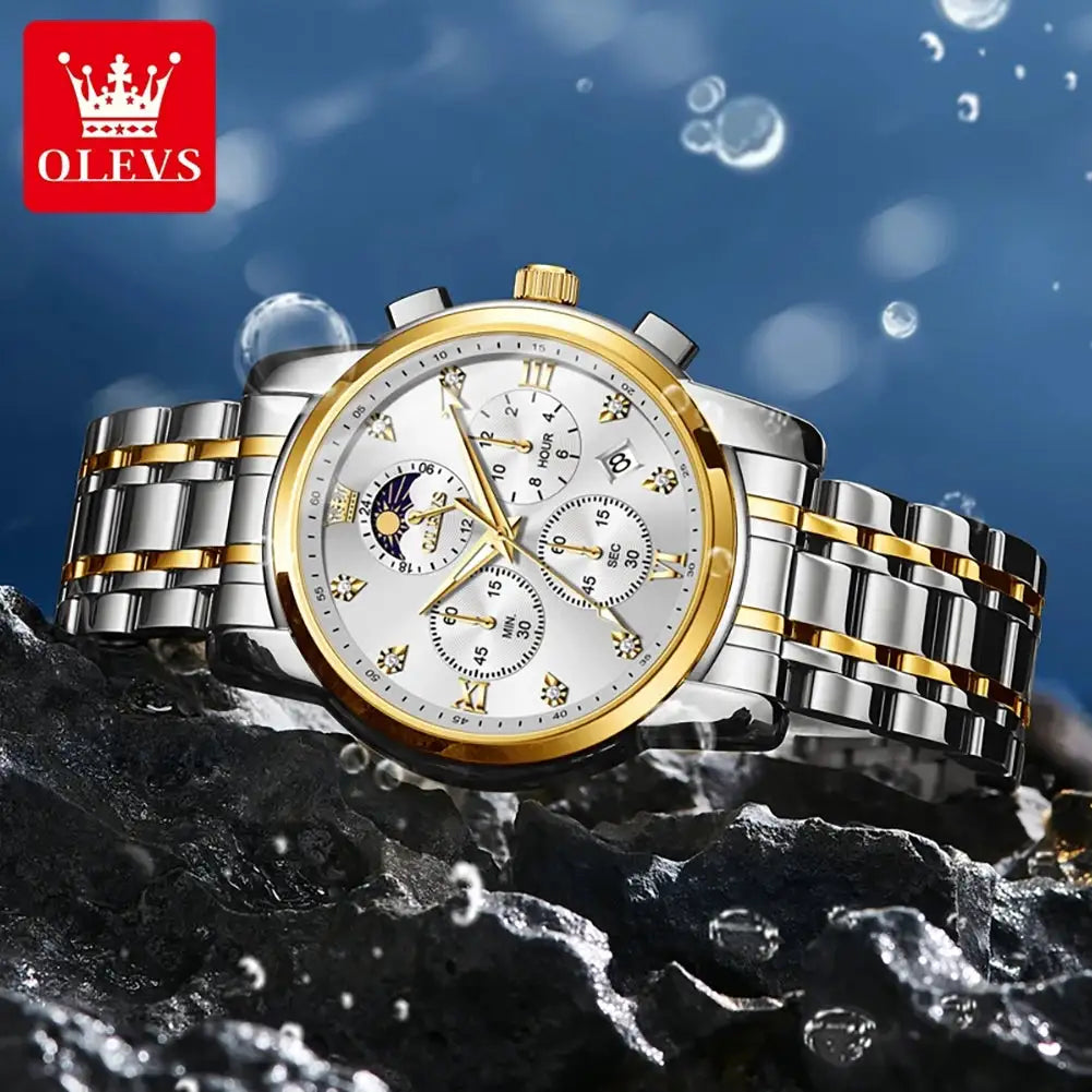 Olevs Premium Steel Quartz Watch — product image 2