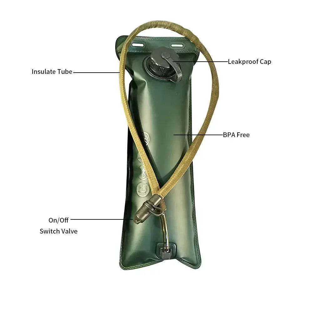 Water Bladder Hydration Pack Reservoir 2L To 3L BPA Free