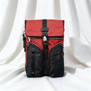 Mens Roll Top Backpack With Magnetic Buckle
