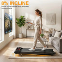 Under Desk Walking Pad 2.5 HP Space Saving Compact Treadmill