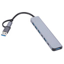 8-In-2 USB Hub 3.0 USB-C Docking Station High Speed Adapter