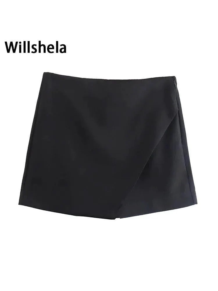 Vintage Asymmetrical Skort All Season Wardrobe Upgrade