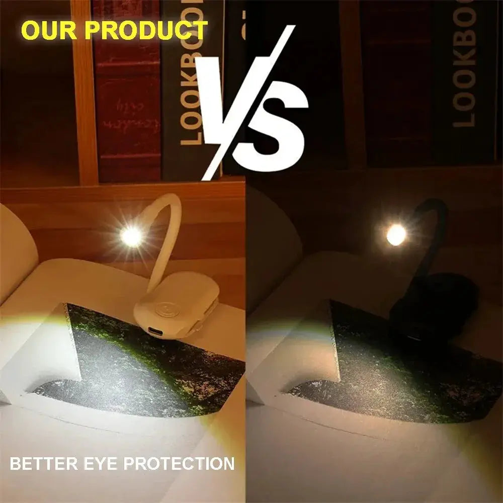 Portable LED Book Light USB Rechargeable Eye Protection Lamp