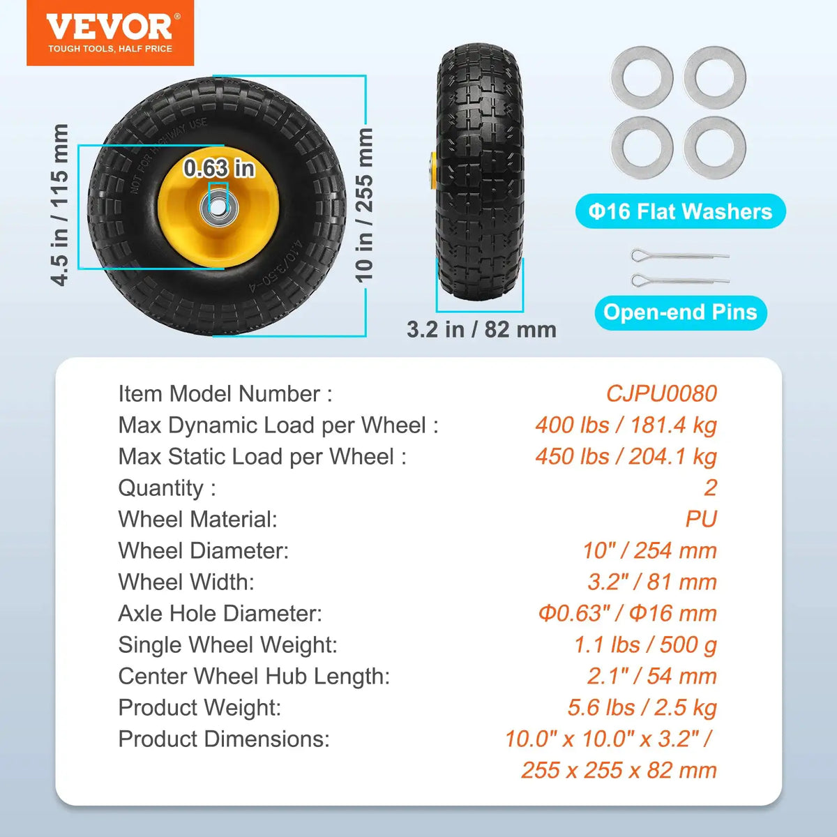 Solid PU Run Flat Tires And Wheels — product image 7
