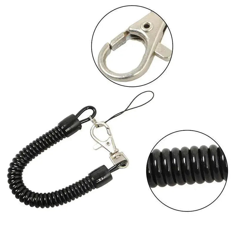 4 Pack Tactical Retractable Elastic Rope Anti Lost Lanyards