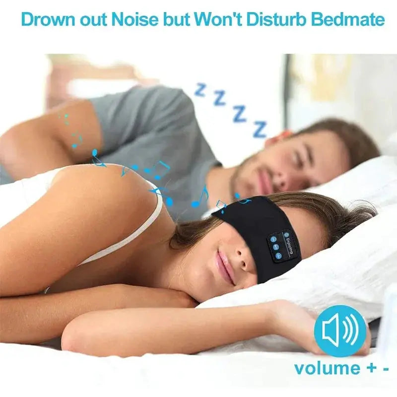 Wireless Bluetooth Headset Elastic Sports Headband Earbuds