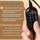 Electric Heating Foot Wrap Full Foot Coverage Vibration Massage Relief Pain Ankle Comfort Home Relax Sports Recovery