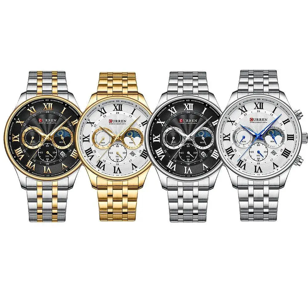 Waterproof Chronograph Watch For Men Sports Timepiece