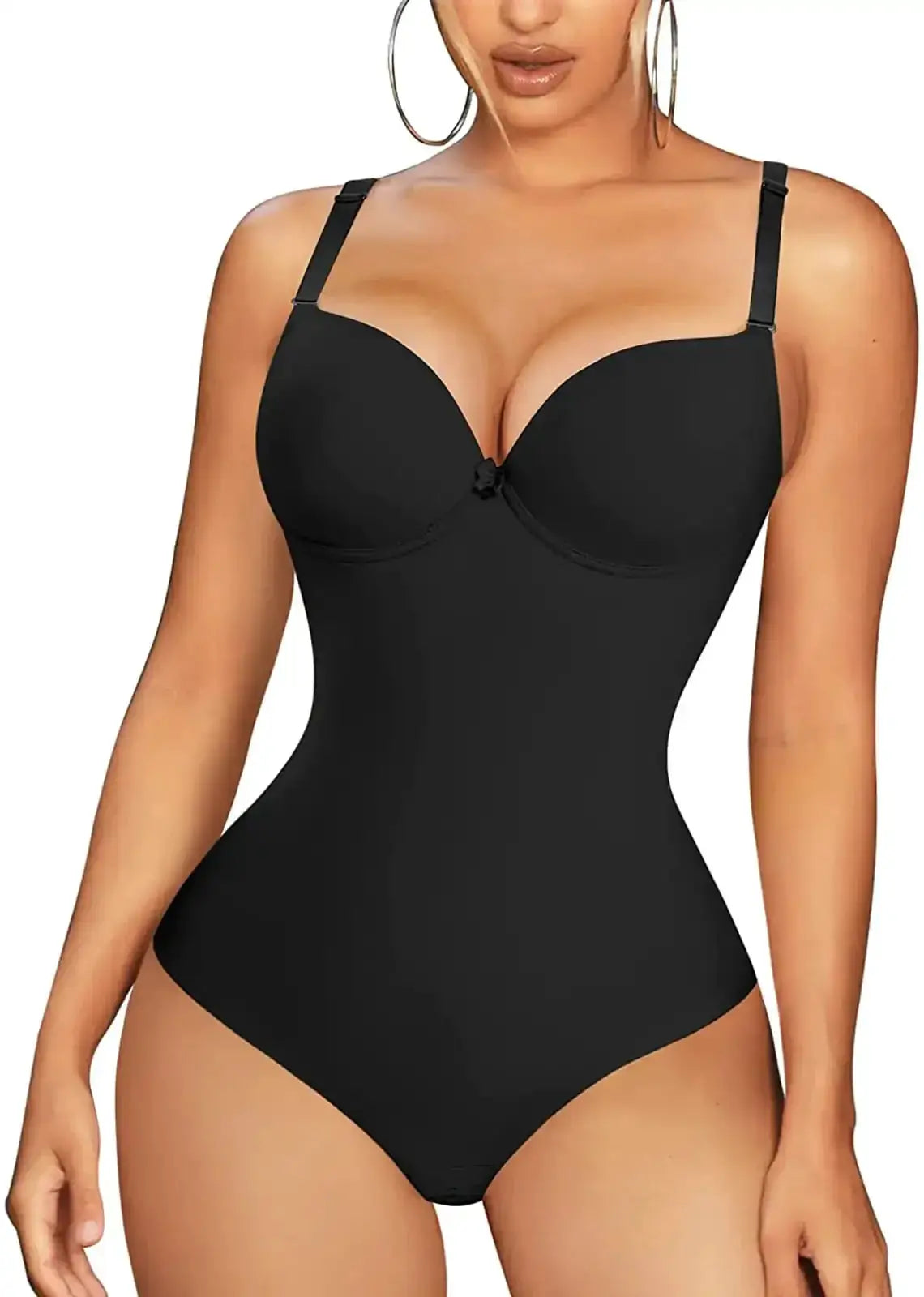 V-Neck Shapewear Bodysuit For Women Slimming Jumpsuit