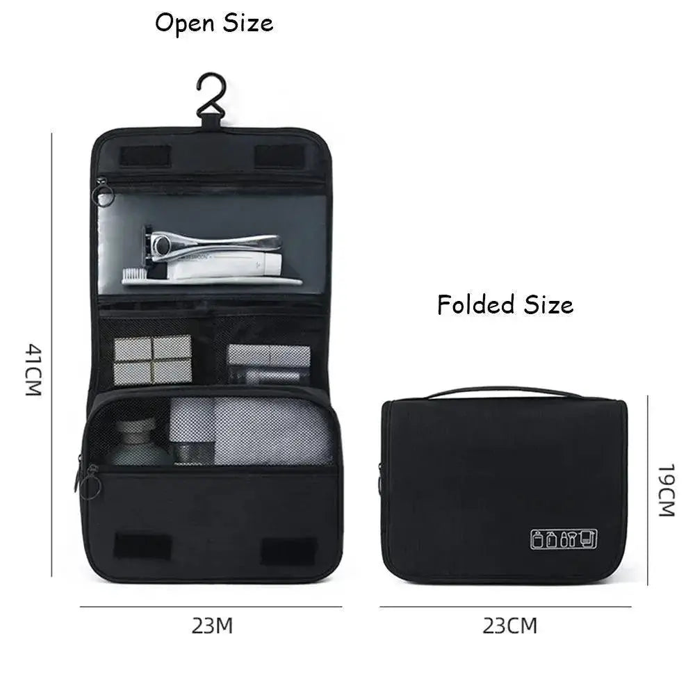 Waterproof Travel Makeup Bag With Toiletry Organizer