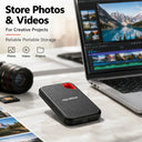 Portable SSD External Drive - Quick Transfer.