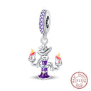 Sterling Silver Halloween Luminous Skull