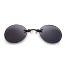 Vintage Clip-On Rimless Sunglasses for Men UV400 Eyewear