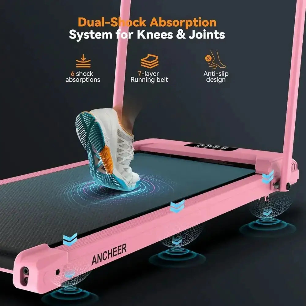High-Capacity 3.5HP Treadmill with 12-15% Incline, Folding Walking Pad, 320-450lb Capacity for Home and Office