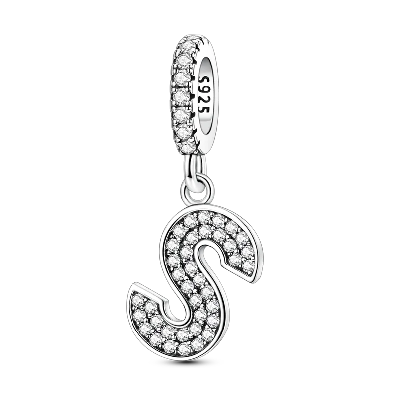 A-z Alphabet Charm Bead Sterling