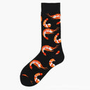 Quirky Happy Cotton Unisex Socks for EU Sizes 36-43