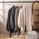 Furry Knit Winter Scarf