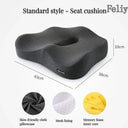 Ultimate Memory Foam Lumbar Support Cushion with Massage