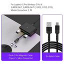 RGB Magnetic Mouse Dock Secure Cable Hub