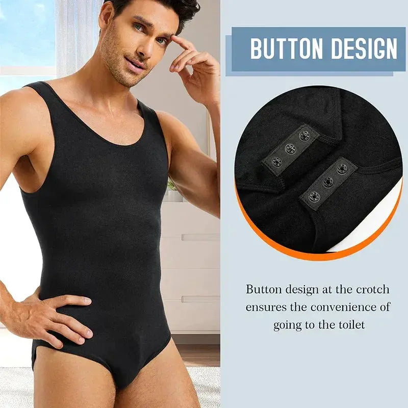 Men's Slimming Shapewear Bodysuit For Tummy Control - OurLum.com