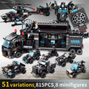 City Police Station Headquarters Building Blocks SWAT Toys Set
