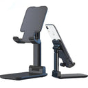 Metal Tablet Holder Stand Adjustable - Foldable Hands-Free Support