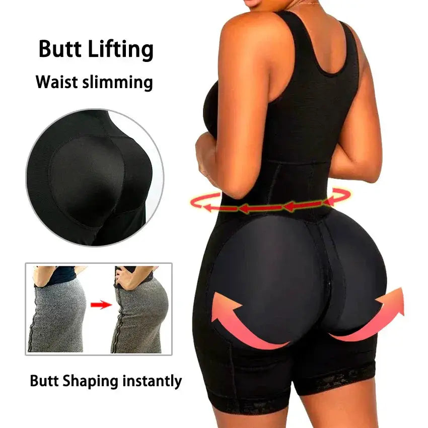 Colombian Faja Bodysuit Postpartum Shapewear Slimming